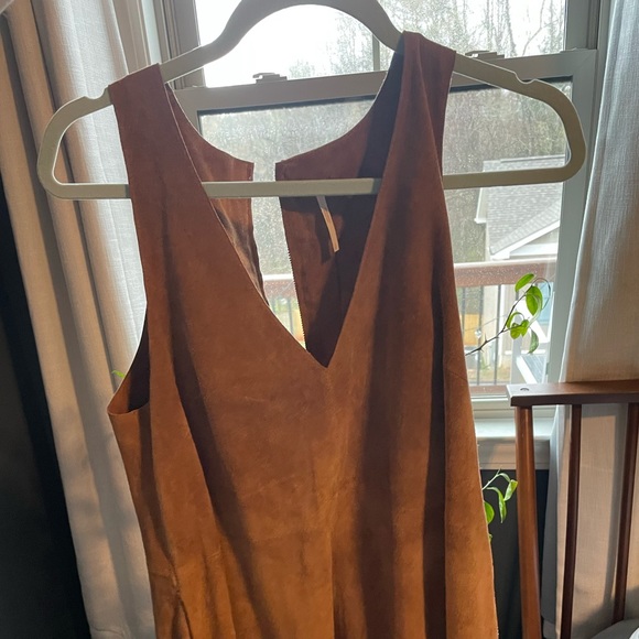 Free People Retro Love Suede Shift Dress - Picture 2 of 4